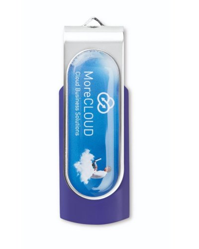 USB Techmate stampa doming 8 Gb Viola