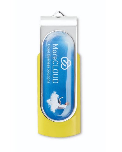 USB Techmate stampa doming 8 Gb Giallo