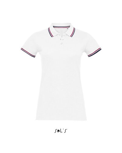 Polo donna manica corta Prestige Bianco