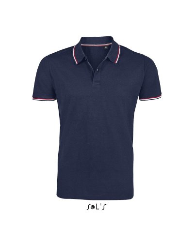 Polo uomo manica corta Prestige Blu Oltremare