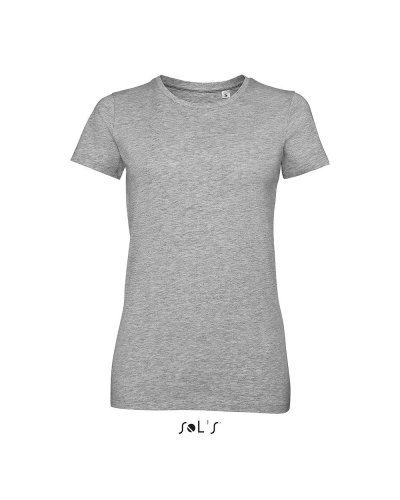 T-shirt donna Millenium Grigio Medio Melange