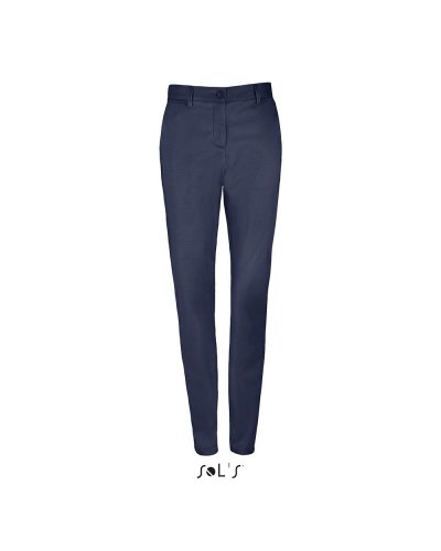 Pantalone donna satinato Jared Blu Oltremare