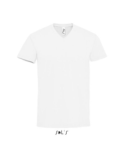 T-Shirt uomo scollo a V Imperial Bianco