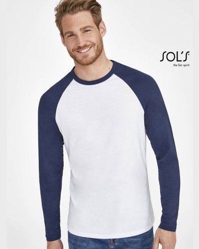 T-shirt uomo bicolore Funky Lsl