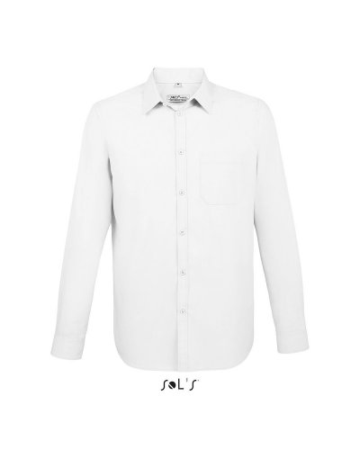 Camicia uomo manica lunga Baltimore fit Bianco