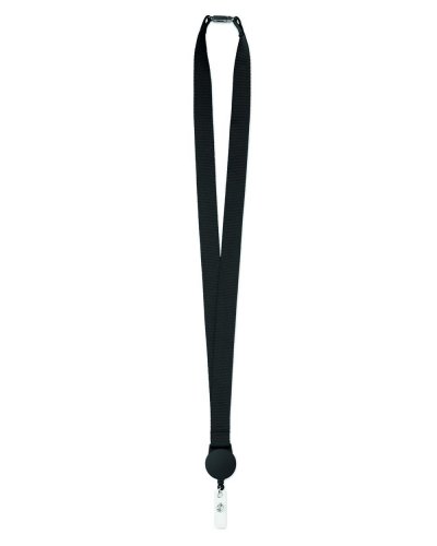 ZIP LANYARD Nero