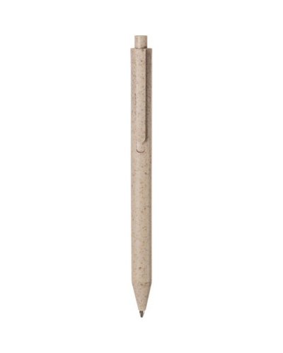 Penna a sfera in paglia di grano + ABS Bianco
