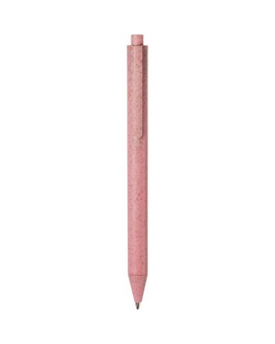Penna a sfera in paglia di grano + ABS Rosa