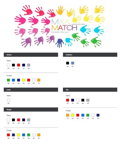 Penna a sfera Wide Body Mix & Match