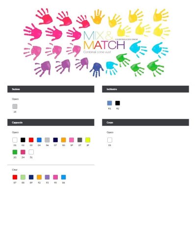 Penna a sfera Super Clip Advance Mix & Match