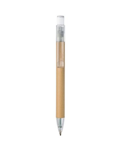 Penna a sfera in cartone Trasparente