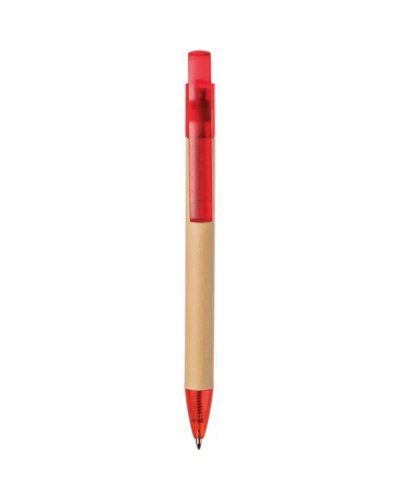 Penna a sfera in cartone Rosso