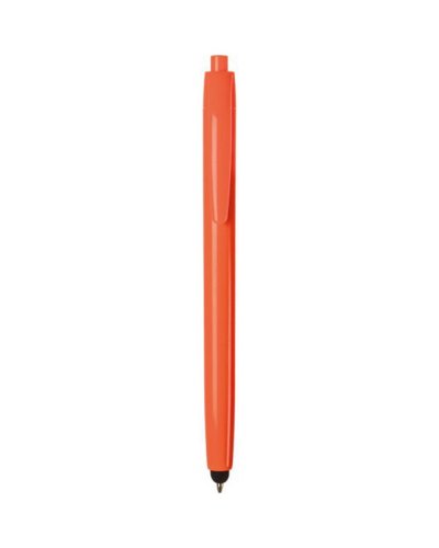Penna a sfera con touch screen in plastica Arancione