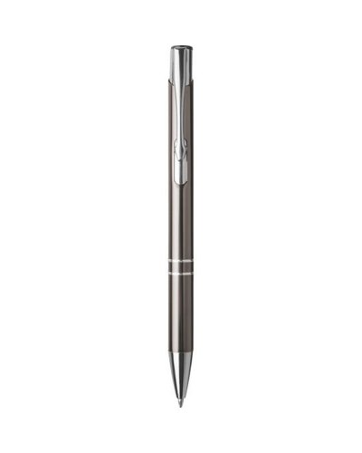 Penna a sfera in alluminio e metallo Grigio