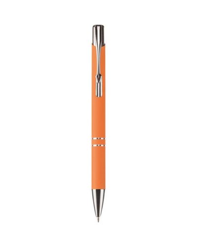 Penna a sfera in alluminio e metallo Arancione