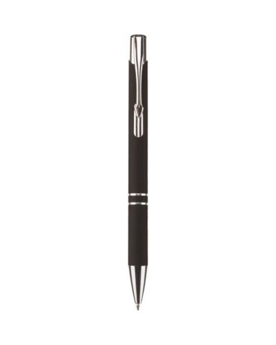 Penna a sfera in alluminio e metallo Nero