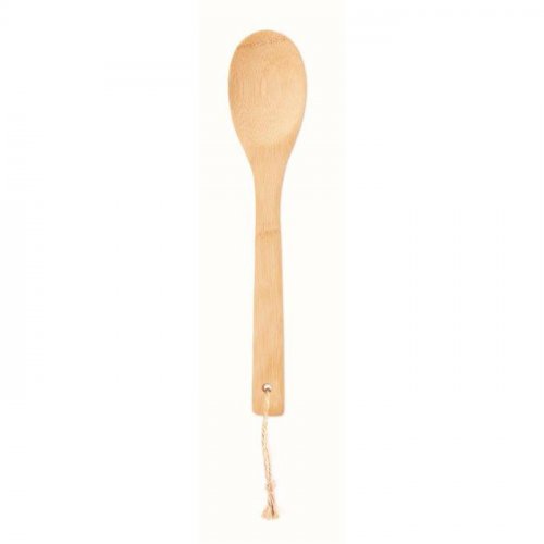 Set utensili per insalata in bamboo Beige