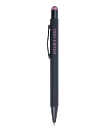 Penna a sfera gommata capacitiva Formentera Rosa