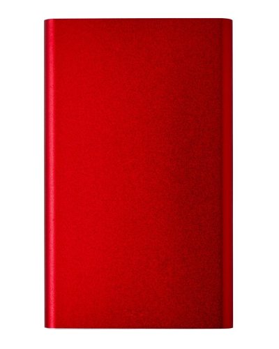 Powerbank in alluminio 4.000 mAh Rosso