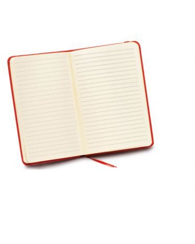 Blocco notes con elastico e fogli a righe