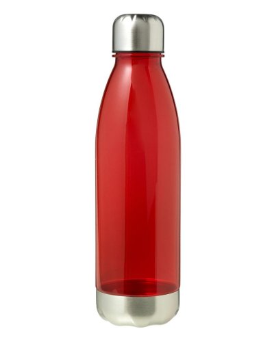 Borraccia 650 ml con base e tappo in acciaio inox Rosso