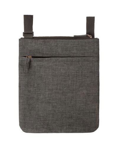 Tracolla con effetto melange Grigio