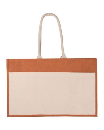 Borsa da mare in iuta Arancione