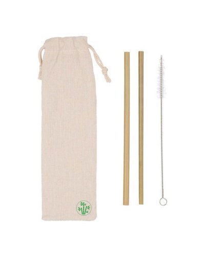 Kit cannucce in bambù ecocompatibili