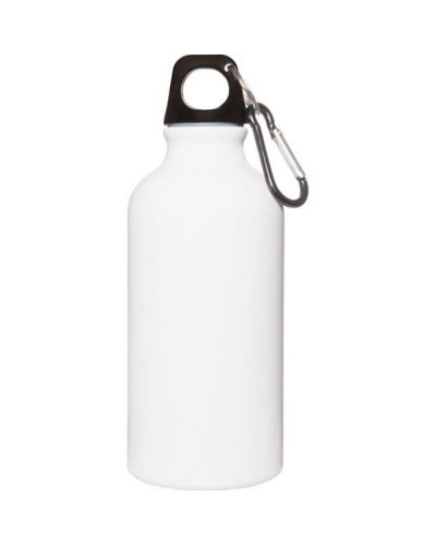 Borraccia in alluminio 400 ml Bianco