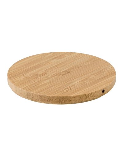 Caricabatterie wireless in bamboo Fernando