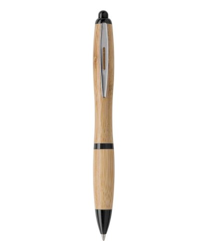 Penna a sfera in bamboo Hetty Nero