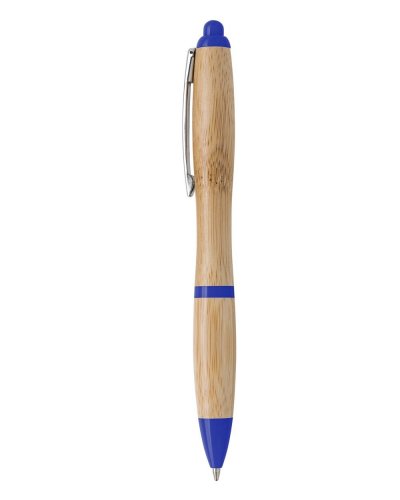 Penna a sfera in bamboo Hetty Blu
