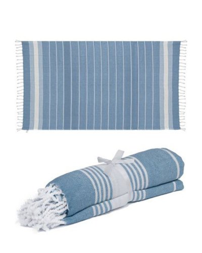 Telo mare fouta personalizzato Sky Blue