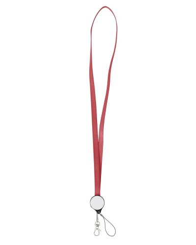 Lanyard per la ricarica in ABS Romario Rosso