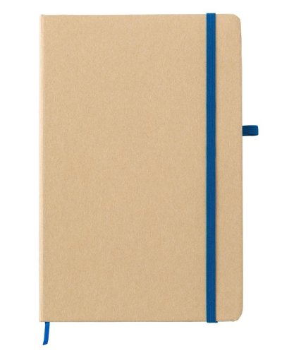 Taccuino A5 in carta minerale con elastico Cora Blu Royal