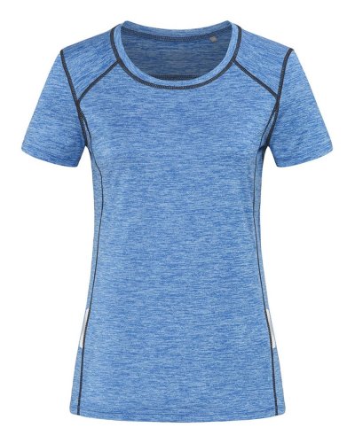 T-shirt Donna Recycled Sport Reflect Blue heather