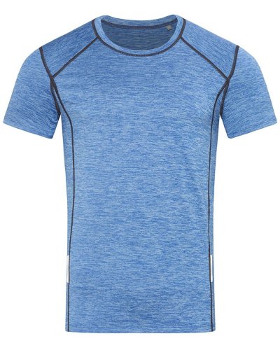 T-shirt Uomo Recycled Sport Reflect Blue heather