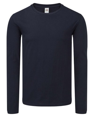 T-shirt girocollo manica lunga Iconic Deep navy