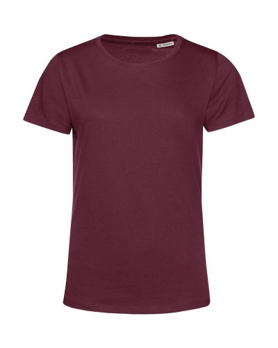 T-shirt donna Organic E150 Burgundy