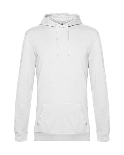 Felpa Hoodie French Terry White