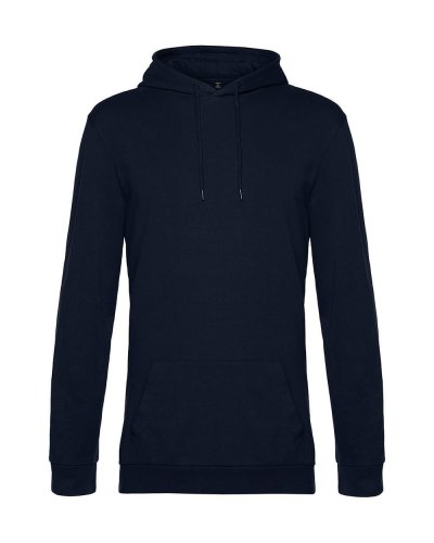 Felpa Hoodie French Terry Navy Blue