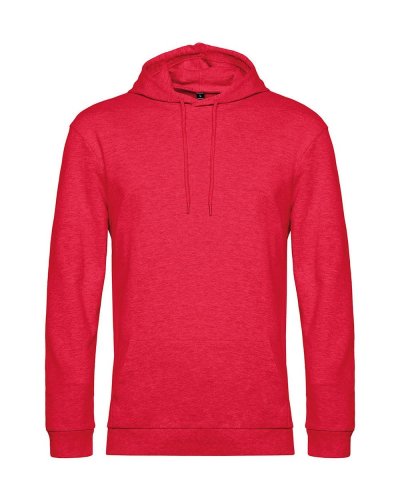 Felpa Hoodie French Terry Heather Red
