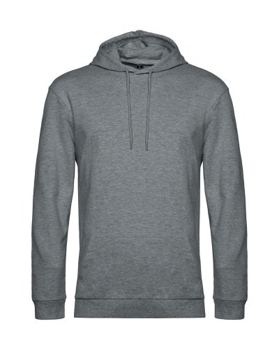 Felpa Hoodie French Terry Heather Mid Grey
