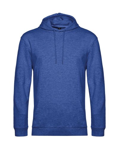 Felpa Hoodie French Terry Heather Royal Blue