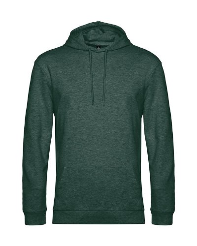 Felpa Hoodie French Terry Heather Dark Green