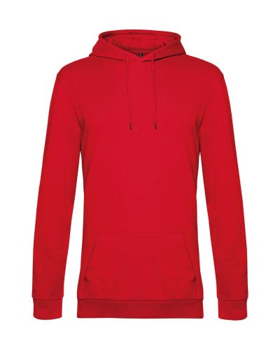 Felpa Hoodie French Terry Red