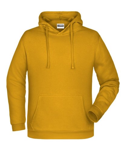 Basic Hoody Man Gold Yellow