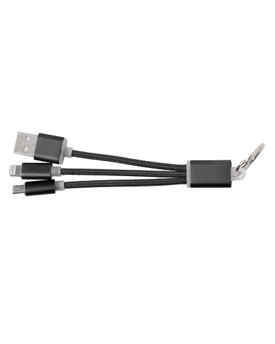 Set cavi per la ricarica in ABS Alvin Nero