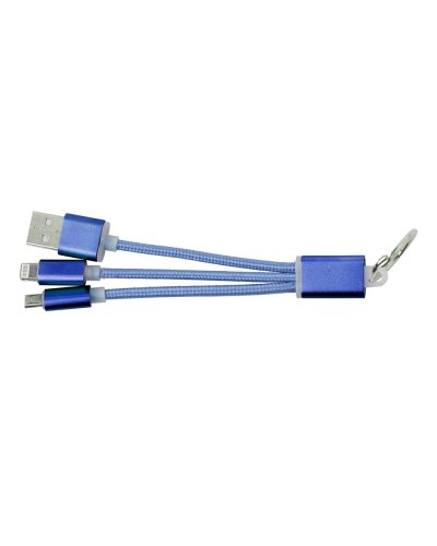 Set cavi per la ricarica in ABS Alvin Blu Royal