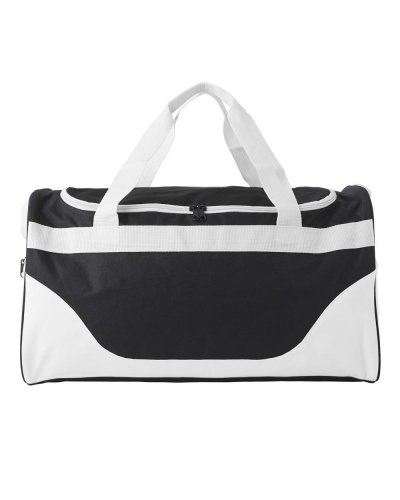 Borsone sportivo bicolore Bianco